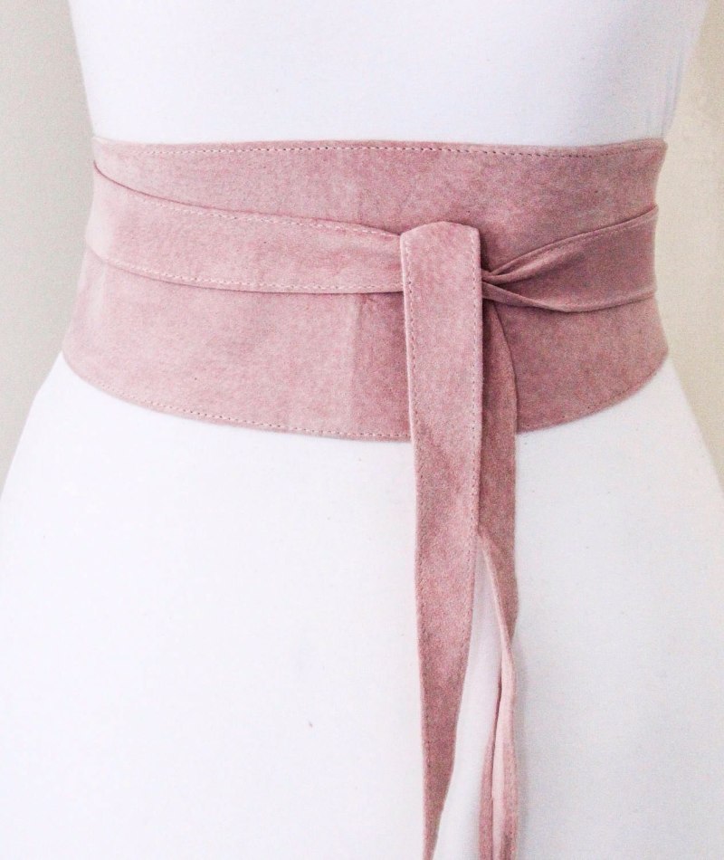 Тканевый пояс для платья