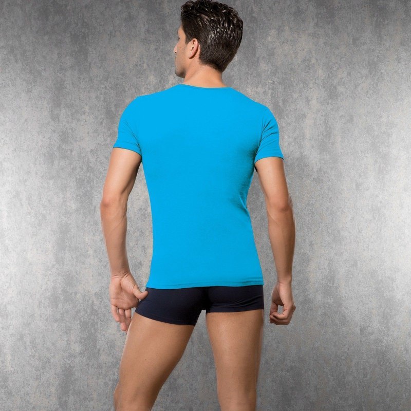 Бирюзовая футболка мужская