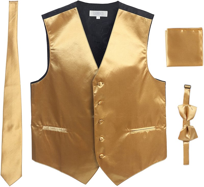 Золотистые жилетки для мальчика