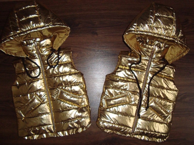 Жилетка детская блестяшка