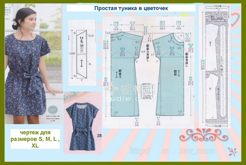 Легкие выкройки платьев