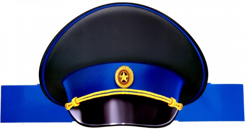 Фуражка полицейского маска