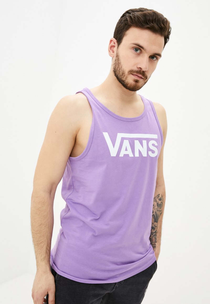 Vans футболка фиолетовая