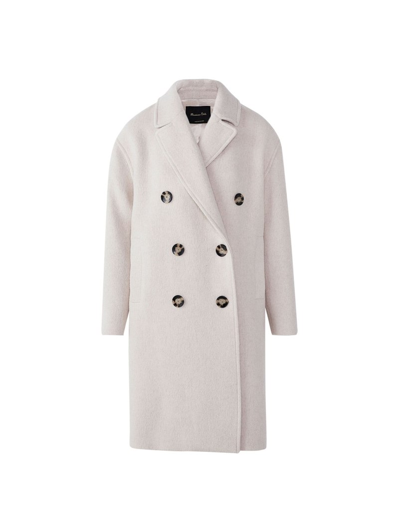 Пальто massimo Dutti двубортное