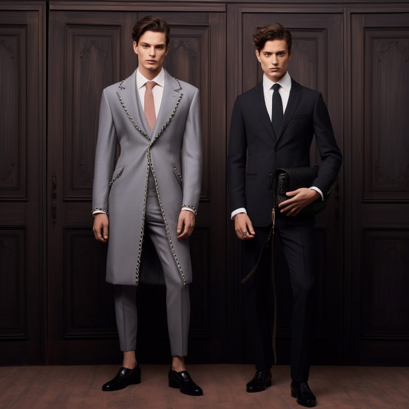 Мужской костюм bespoke технология