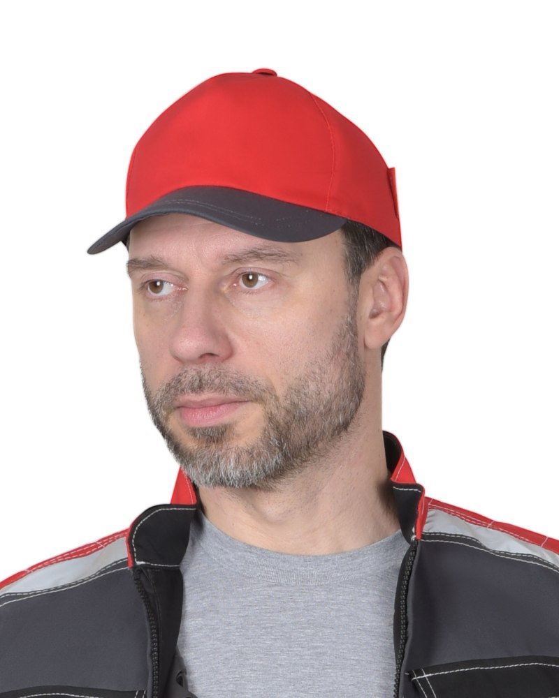 Бейсболка светло серая