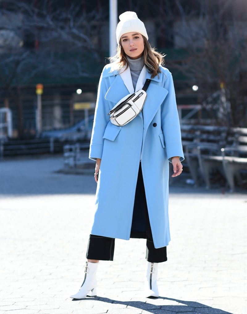 Голубое пальто Max Mara