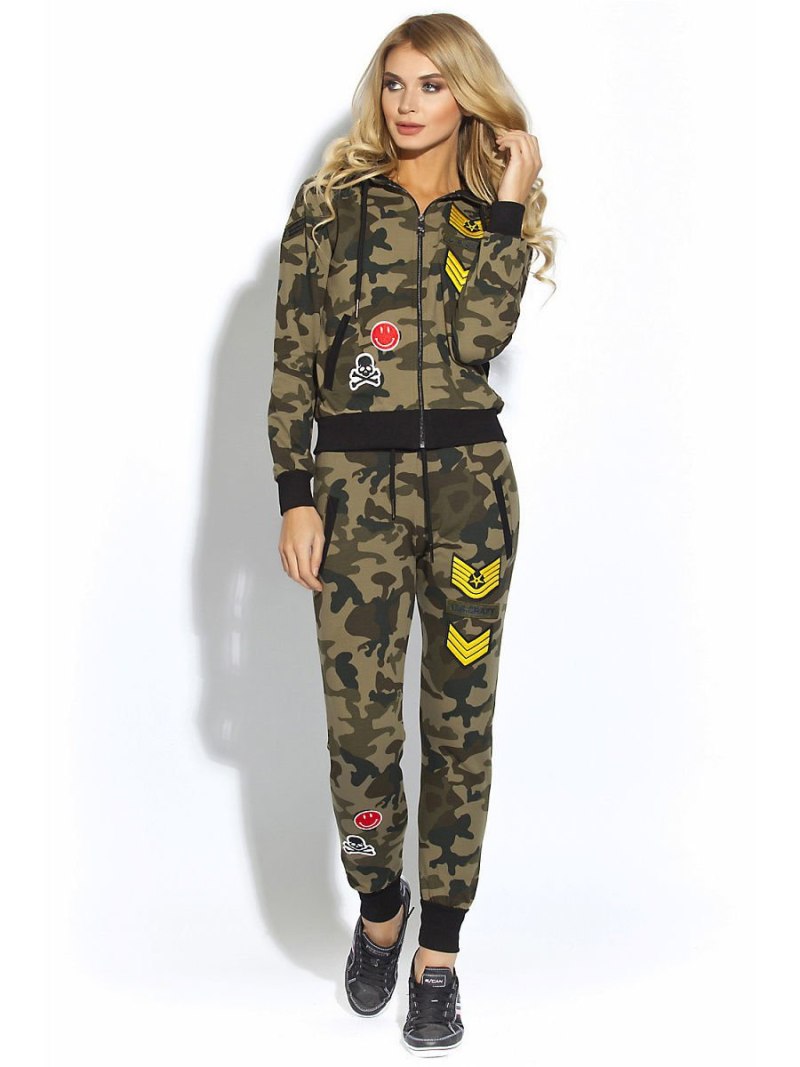 Костюм Balmain женский хаки