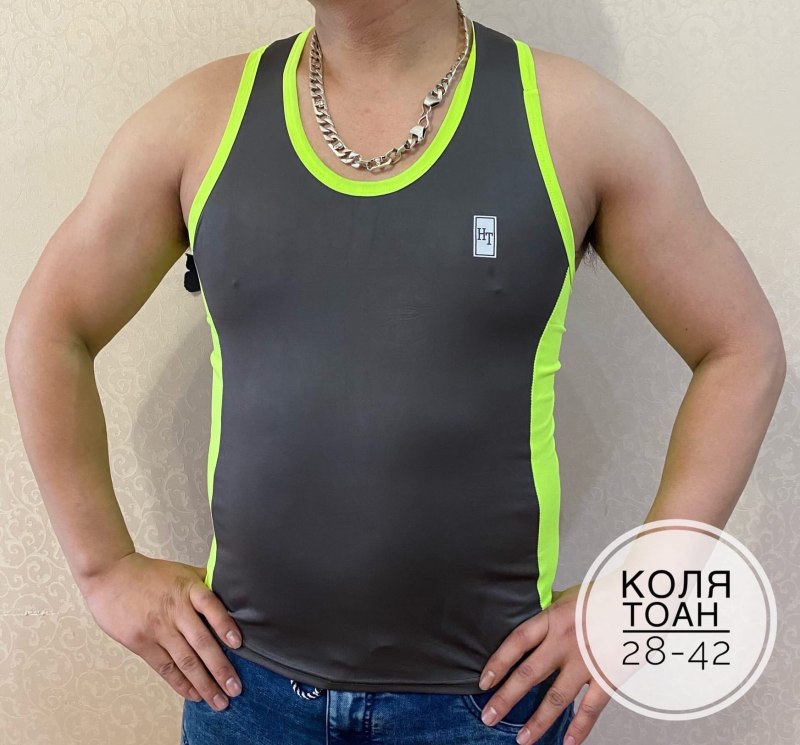 Майка борцовка (46, чёрный.)