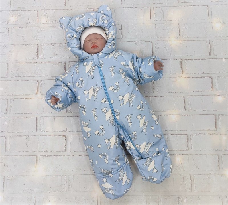 Magic Sleep Жирафики голубой