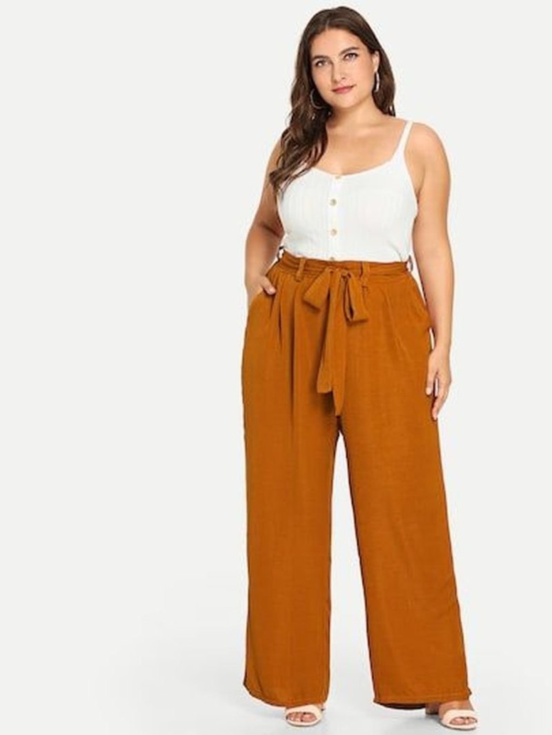 Брюки палаццо Plus Size