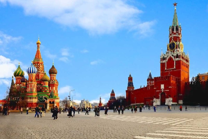 Площадь красной площади в Москве