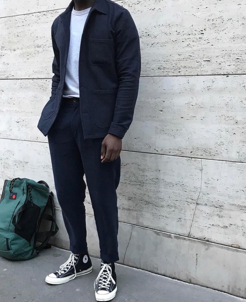 Converse Black outfit men