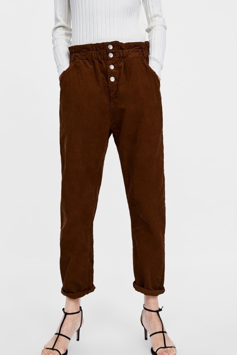 Вельветовые штаны от Zara