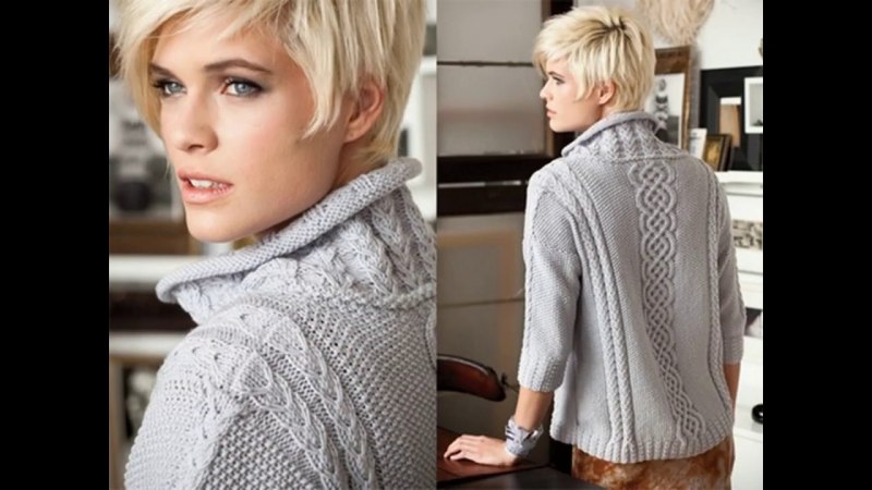 Пуловер Vogue Knitting.