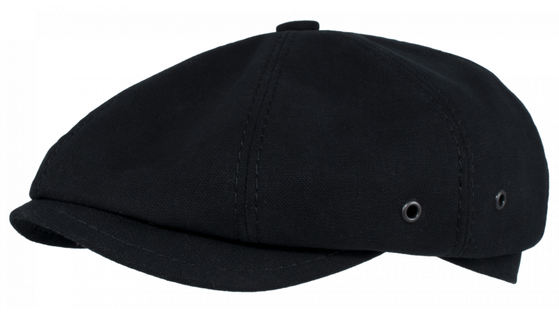Кепка восьмиклинка черная 802 Black