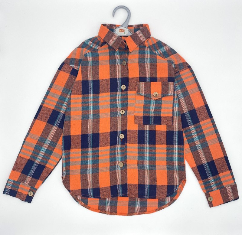 Клетчатая мото рубашка