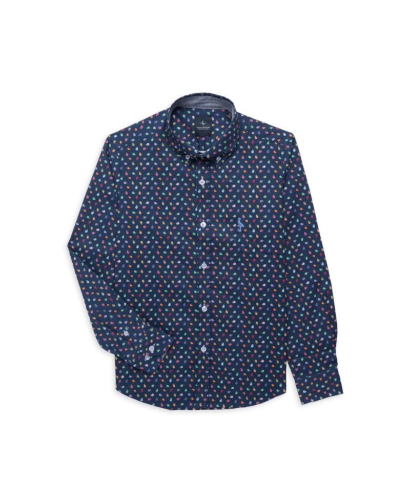 Блузка белая в черный горох