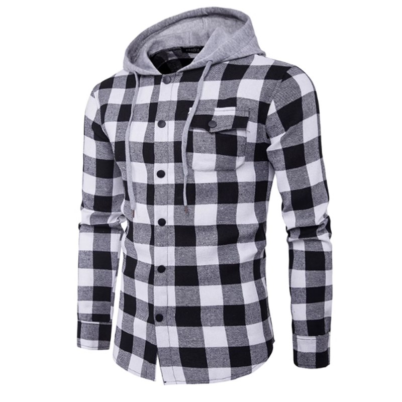 Plaid Shirt рубашка с капюшоном