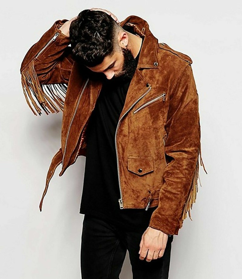 Куртка замшевая Allsaints Wilmont Suede Jacket bro в