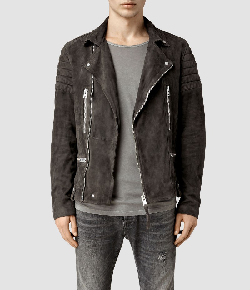 Куртка замшевая Allsaints Wilmont Suede Jacket bro в