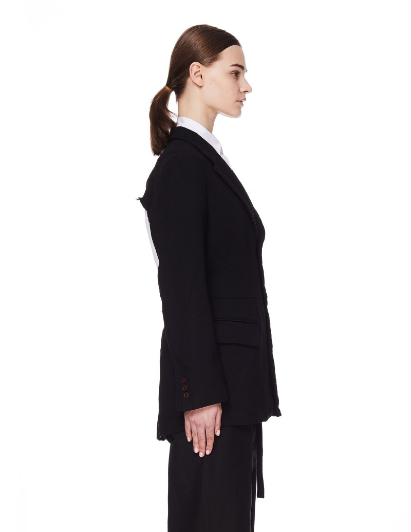 Stradivarius пиджак с вырезом на спине