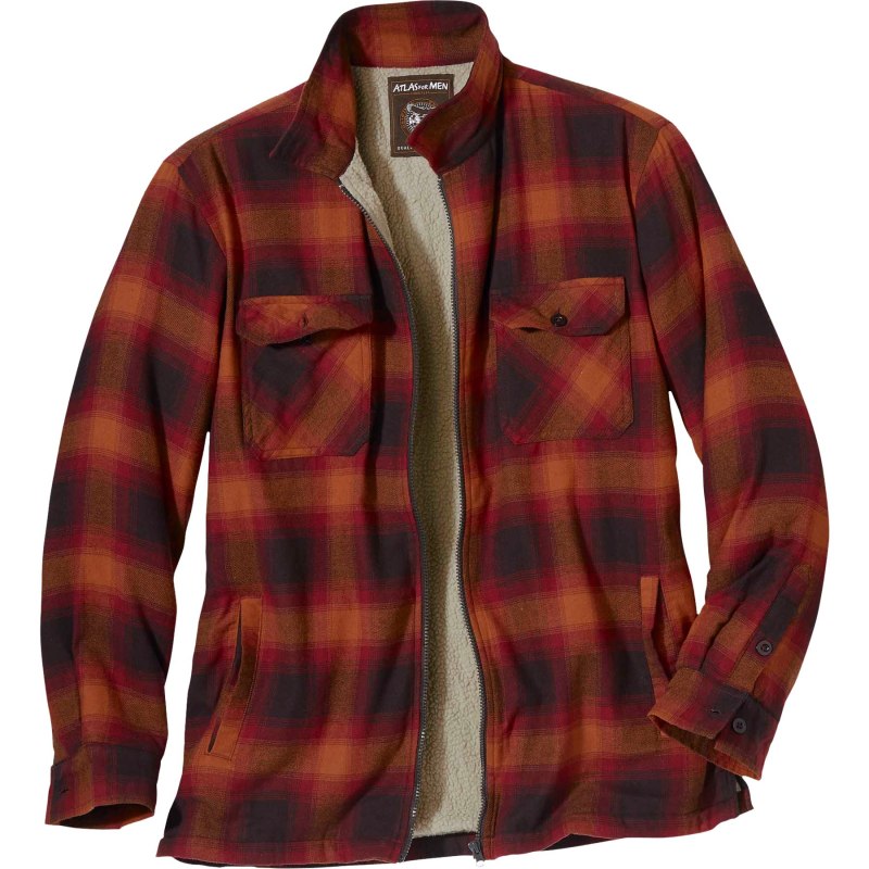 Мужская утепленная рубашка Flannel Shirt Jacket