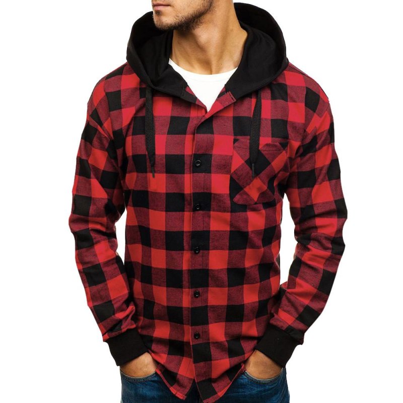 Plaid Shirt рубашка с капюшоном