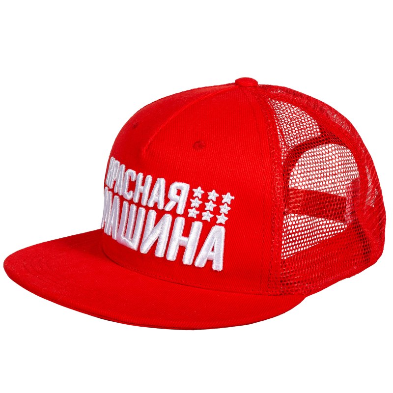 Бейсболка красная машина