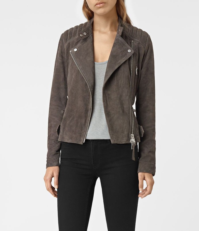 Allsaints Medium замшевая куртка