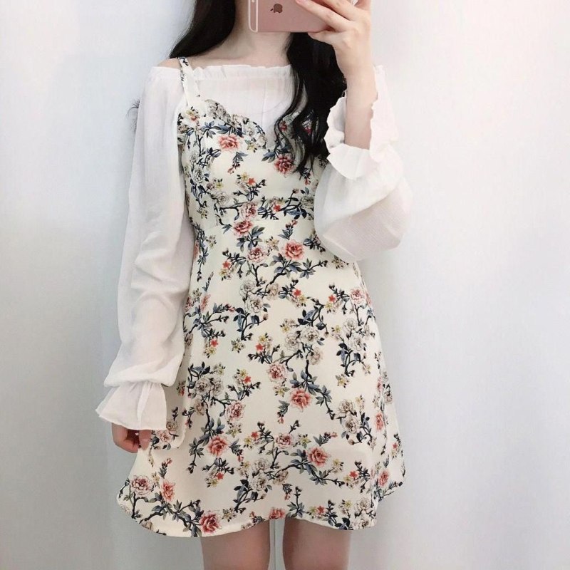 Корейские модные платья