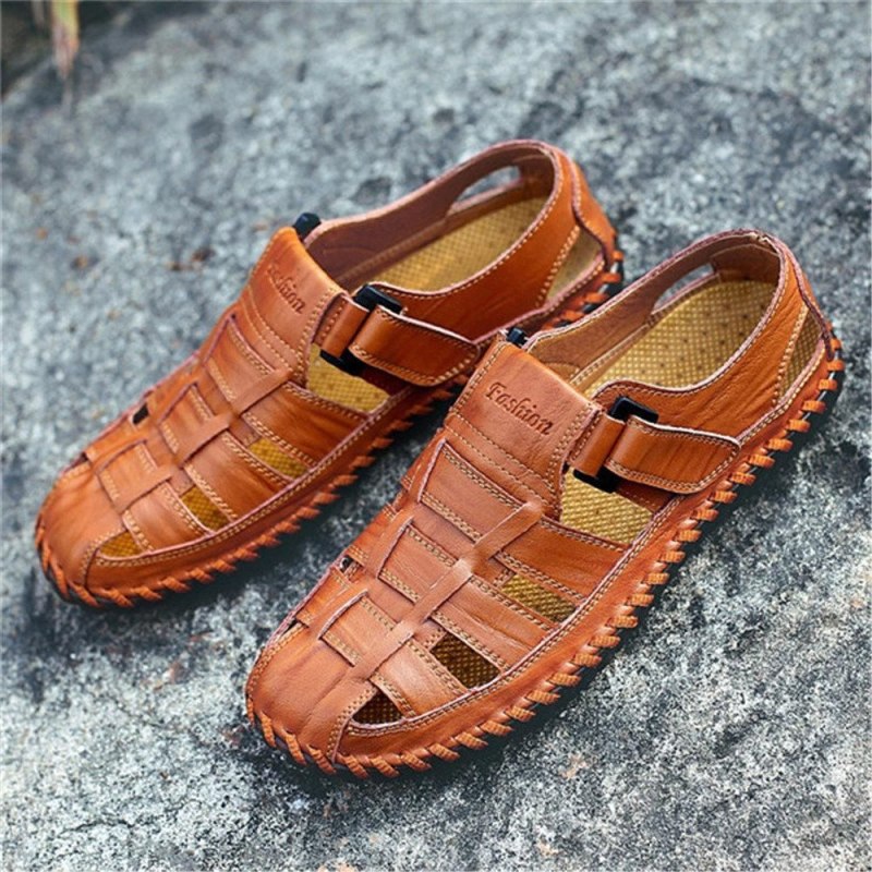 Casual men sashashoes 969 сандалии мужские кожаные
