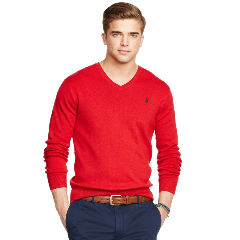 Red Sweater Ralph Lauren