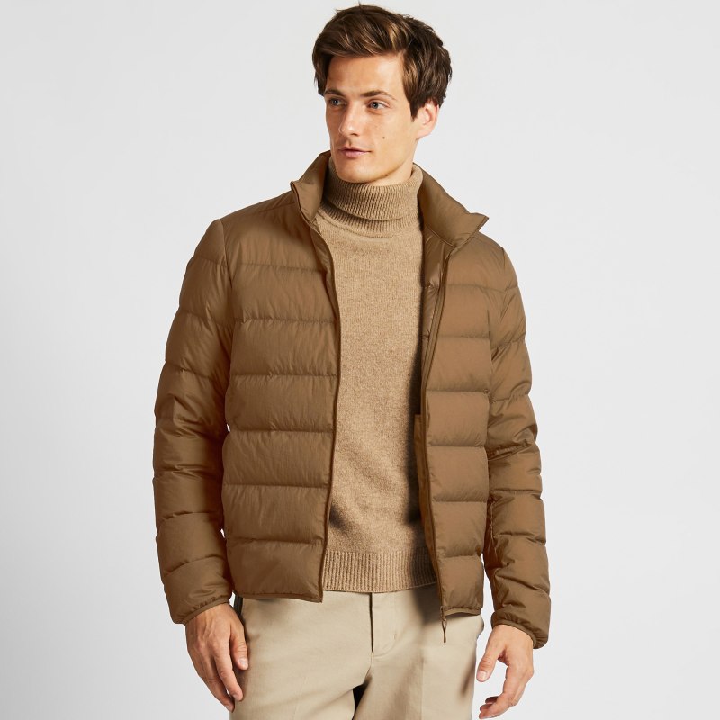 Uniqlo Ultra Light down пуховик мужской удлиненный