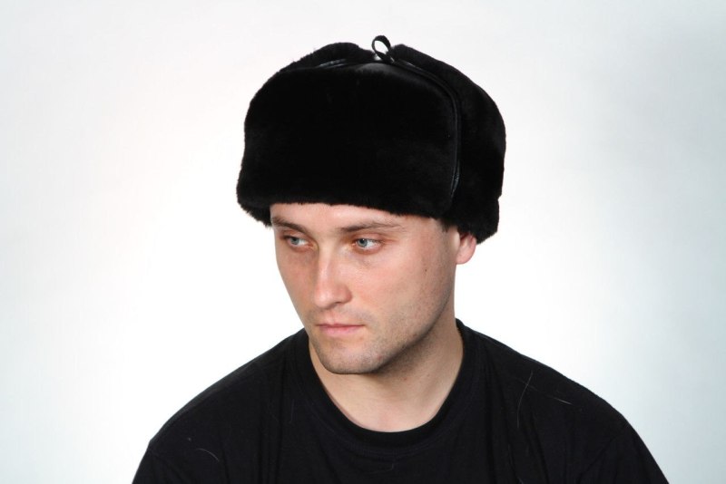 Норковая шапка для мужчин