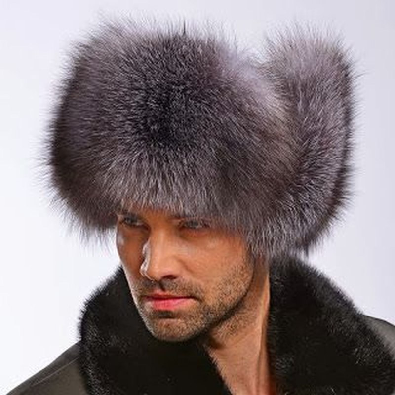 Модные мужские меховые шапки