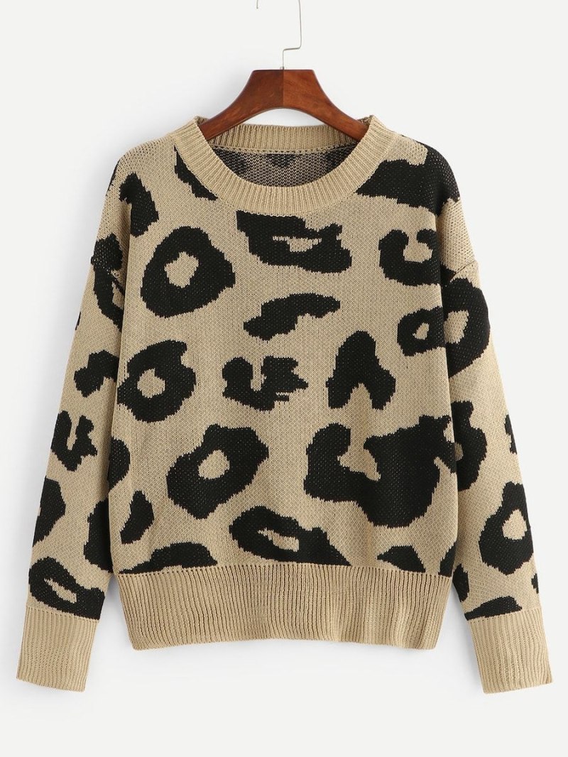 Джемпер леопард Pull& Bear