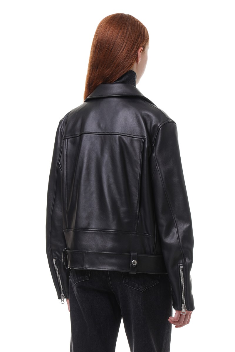 Acne Studios косуха кожаная