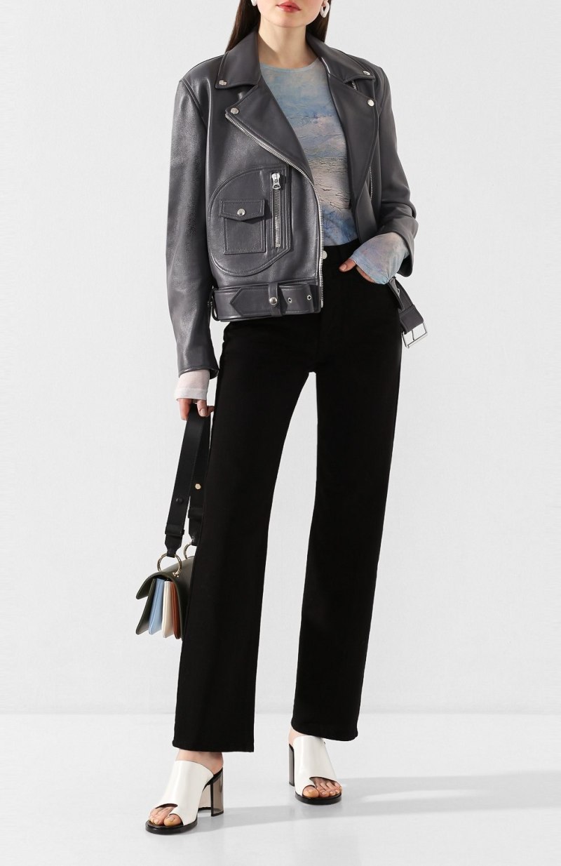 Кожаная куртка acne Studios женская