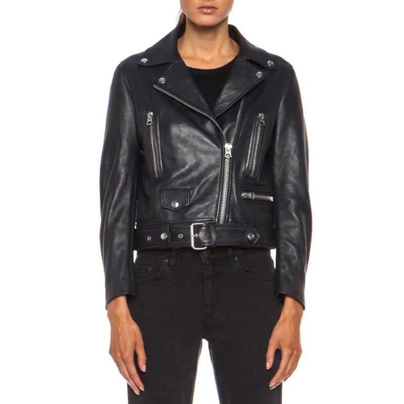 Acne Studios Leather Biker Jacket