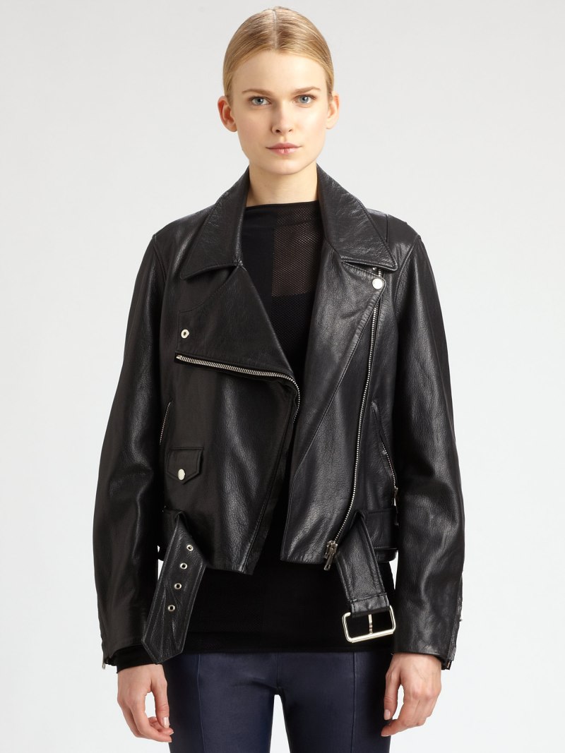 Кожаная куртка acne Studios