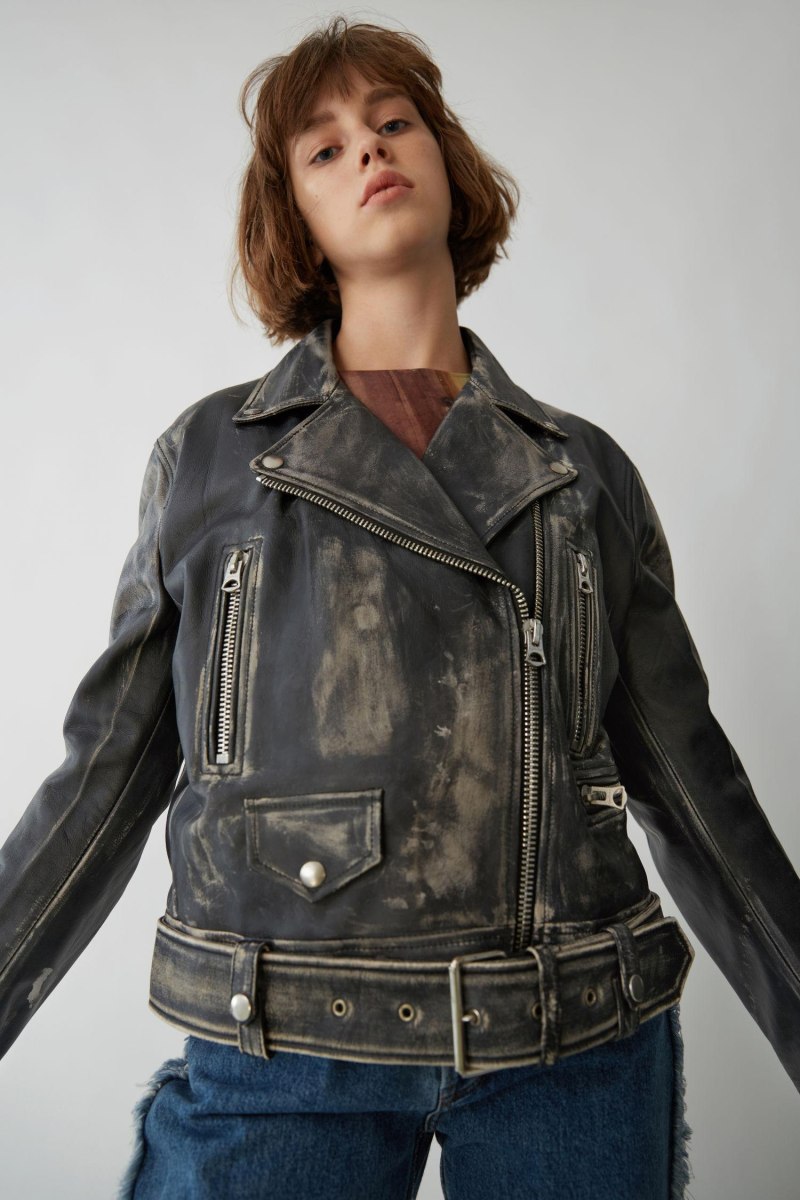 Acne Studios Leather Biker Jacket