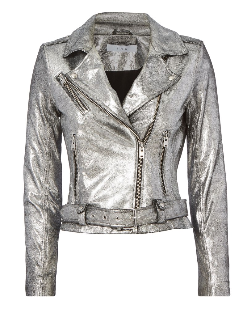 Silver Leather Jacket
