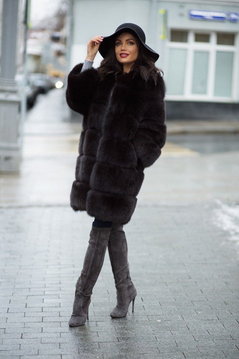 Шуба норковая fur Fashion industry