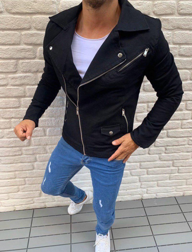 Байкерская косуха Kaili Classic Style