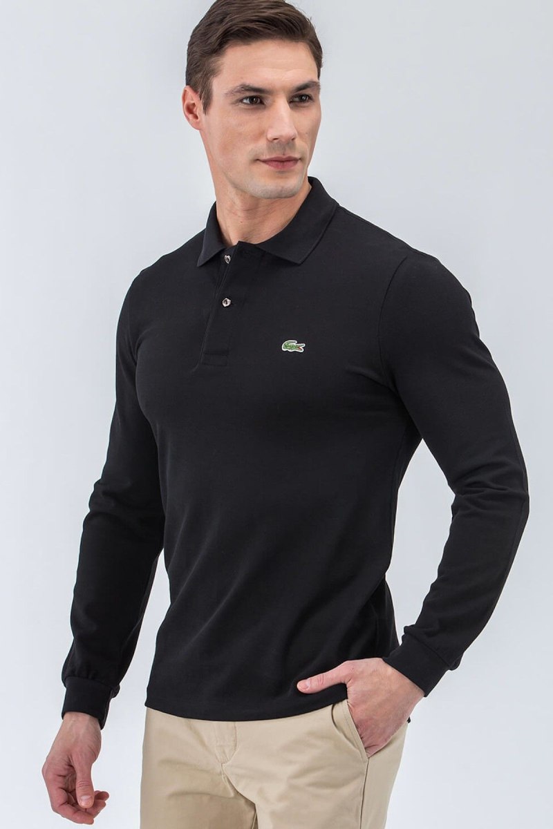 Lacoste поло черное
