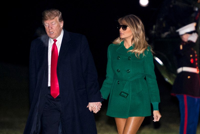 Мелания Трамп пальто