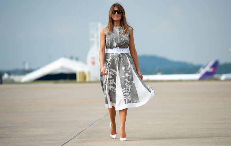 Мелания Трамп 2023 одежда стиль