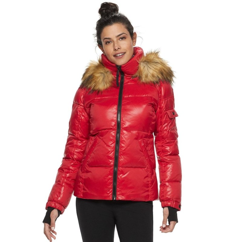 Пуховик Blauer Summerlight Glossy down Jacket красный