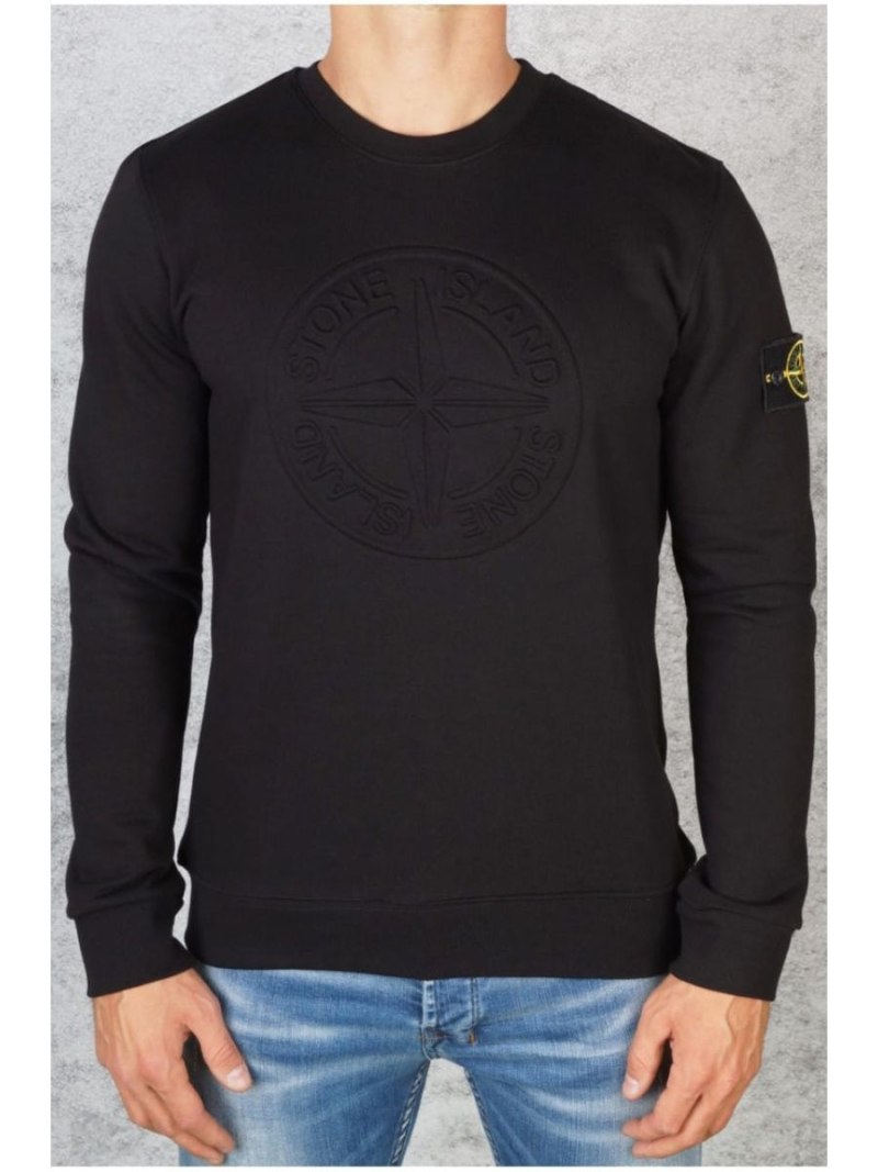 Черный свитшот Stone Stone Island